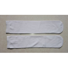 Chaussettes en tube entièrement blanches, chaussettes en polyester pour l&#39;impression par sublimation